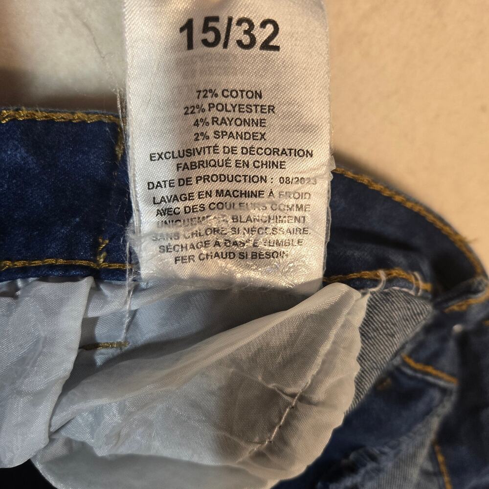 Celebrity Ace Womens Blue Flare Jeans Y2K Belted Cargo Streetwear Utility 15/32 - Picture 11 of 13